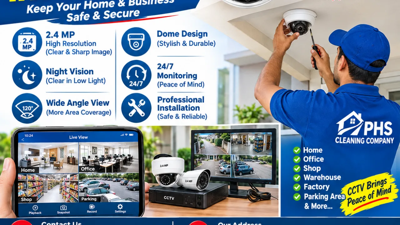 2.4 MP Dome camera installation
