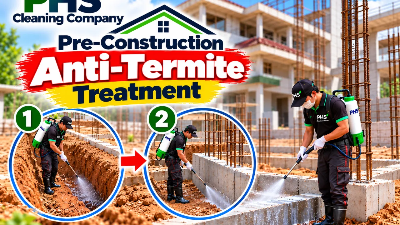  Pre-Construction Anti-Termite Treatment ( 15 YEAR WARRANTY ) 