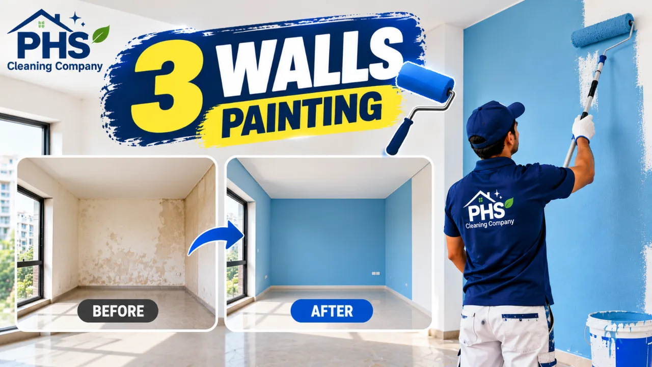3 walls painting  