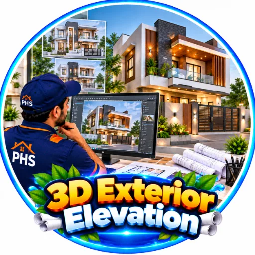 3D Exterior Elevation
