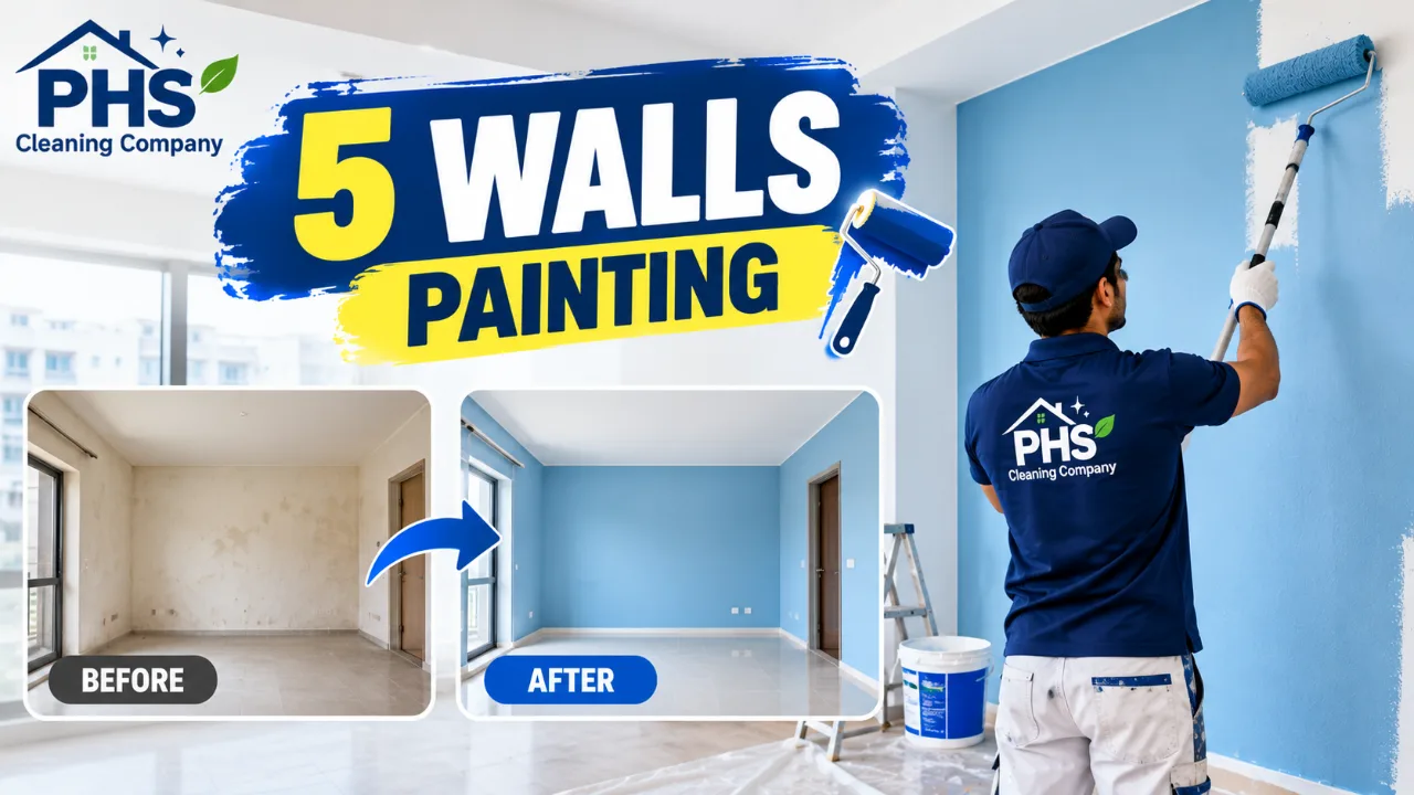 5 walls painting  