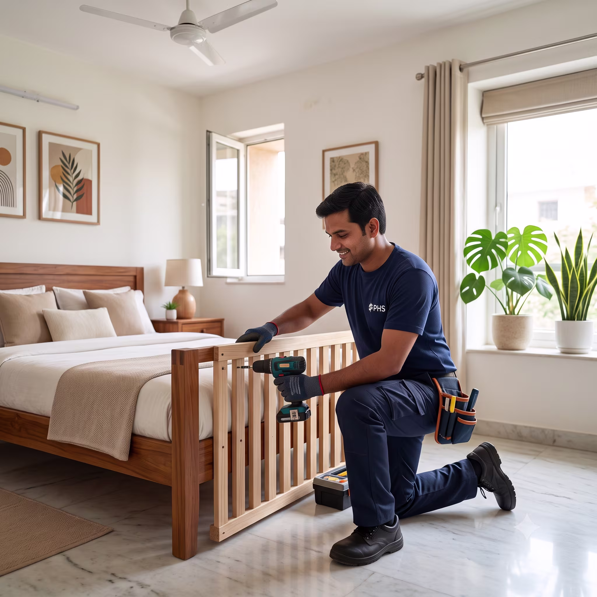 Bed Fence Installation