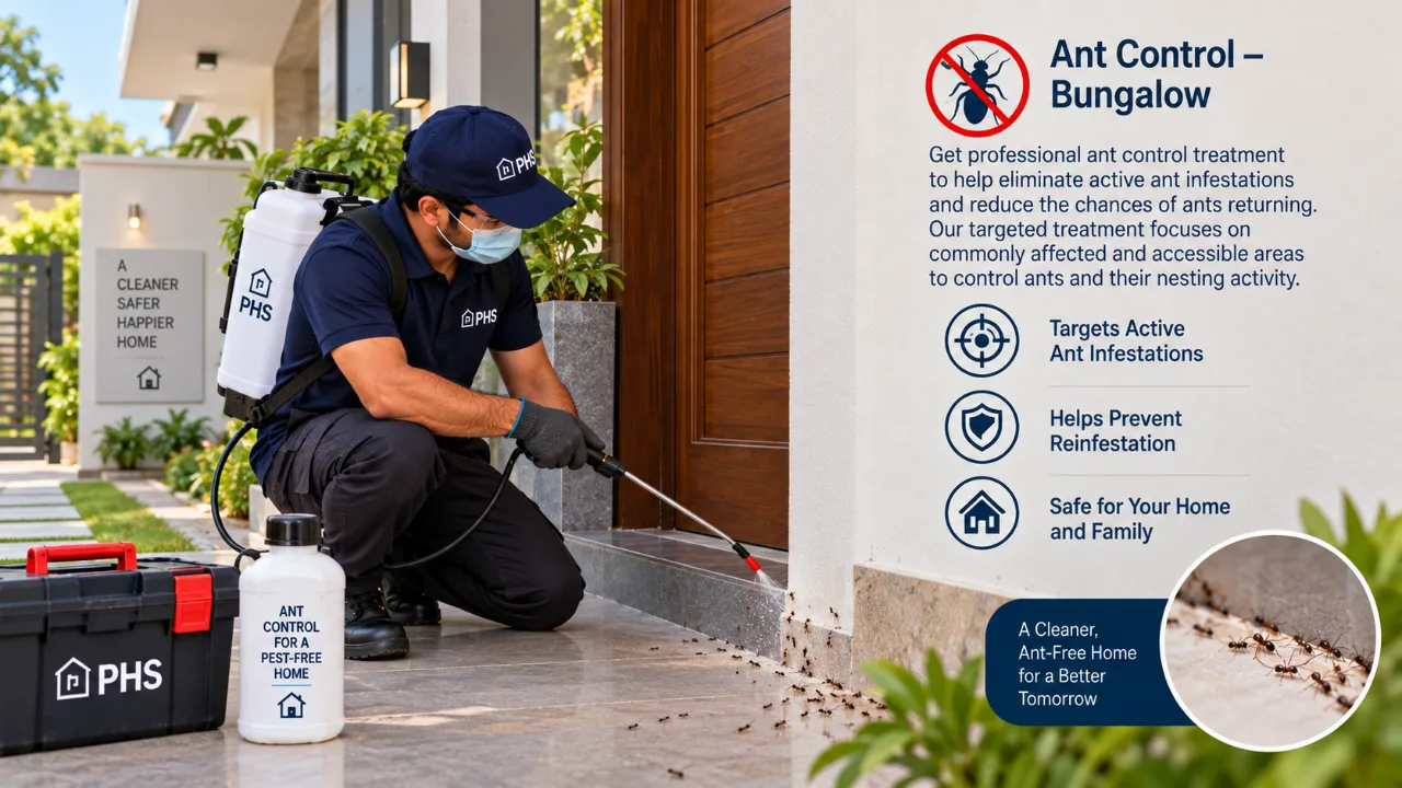 Ant control – Bungalow
