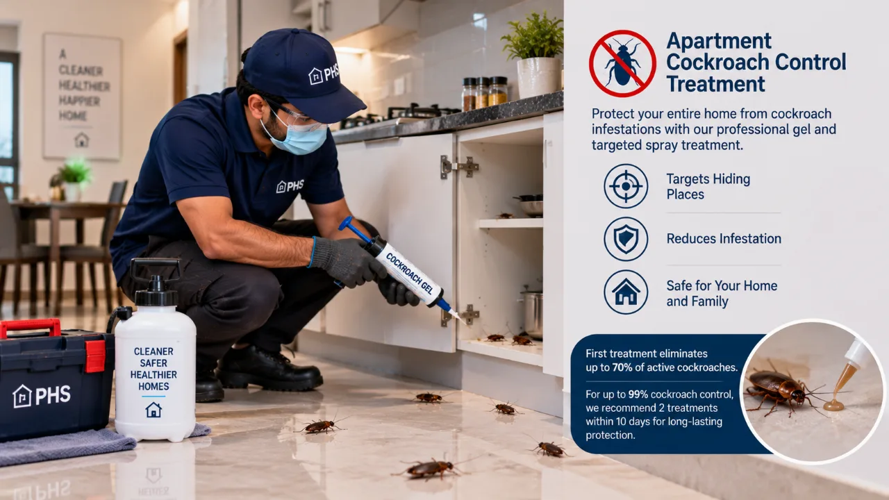 Apartment Cockroach Control Treatment