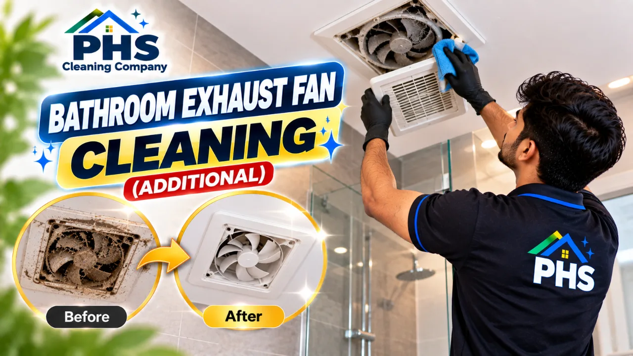 Bathroom exhaust fan cleaning ( additional)