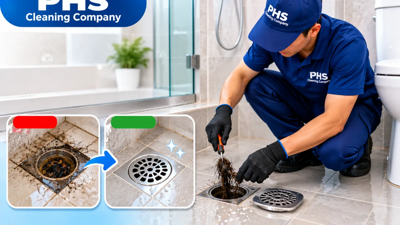 Bathroom drainage removal