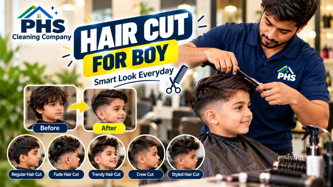 Haircut for boy
