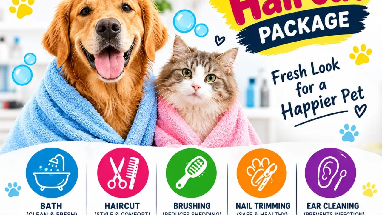 Bath & Haircut Package