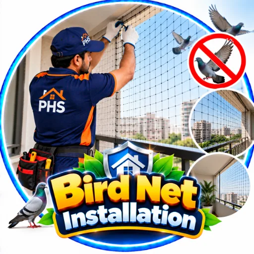 Bird Net Installation