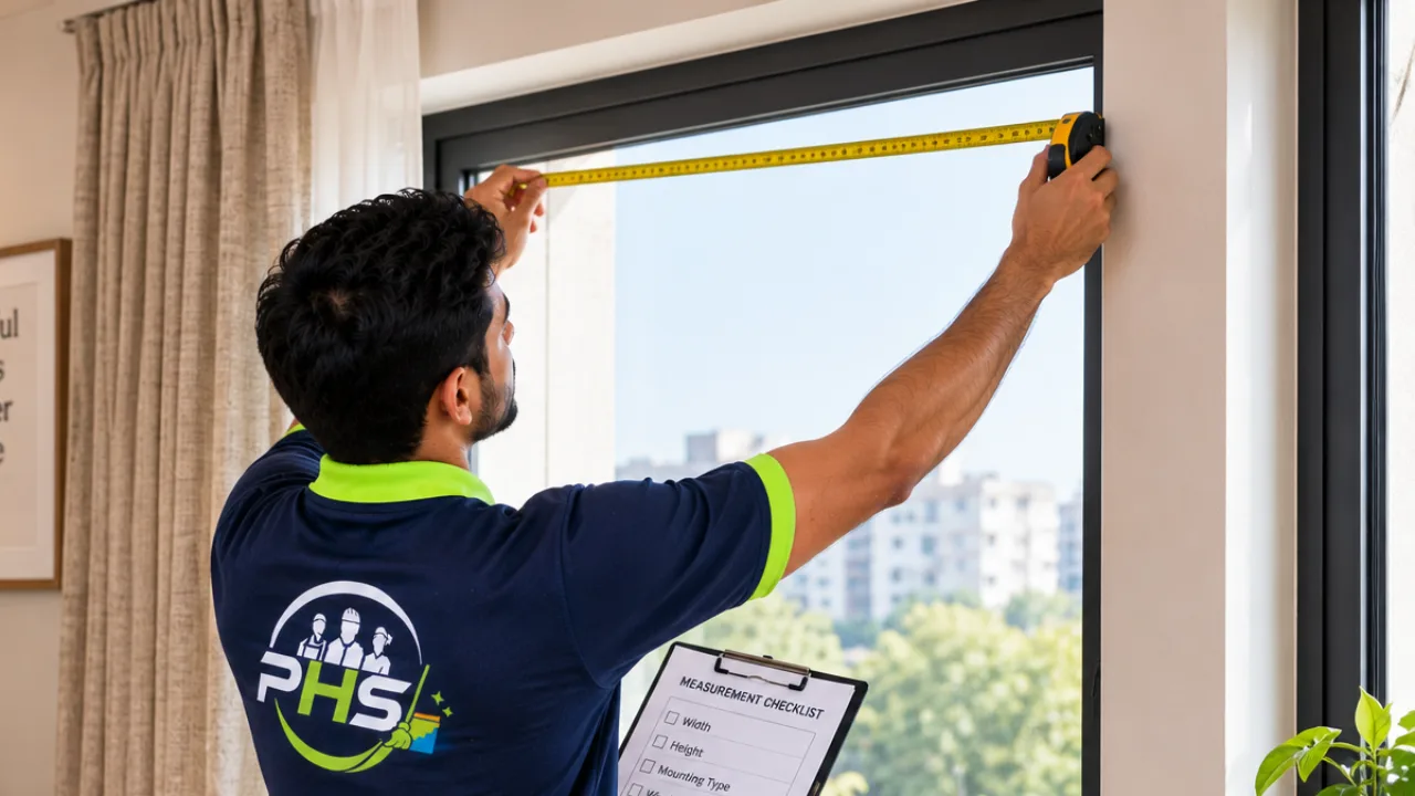 Curtain Blinds Measurement