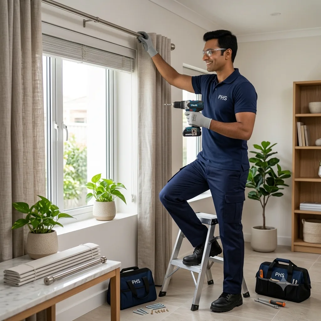 Motorised Blinds Fitting (Up to 5 ft)
