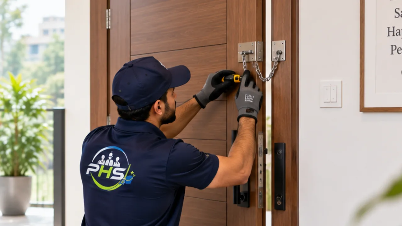 Door Accessory Installation