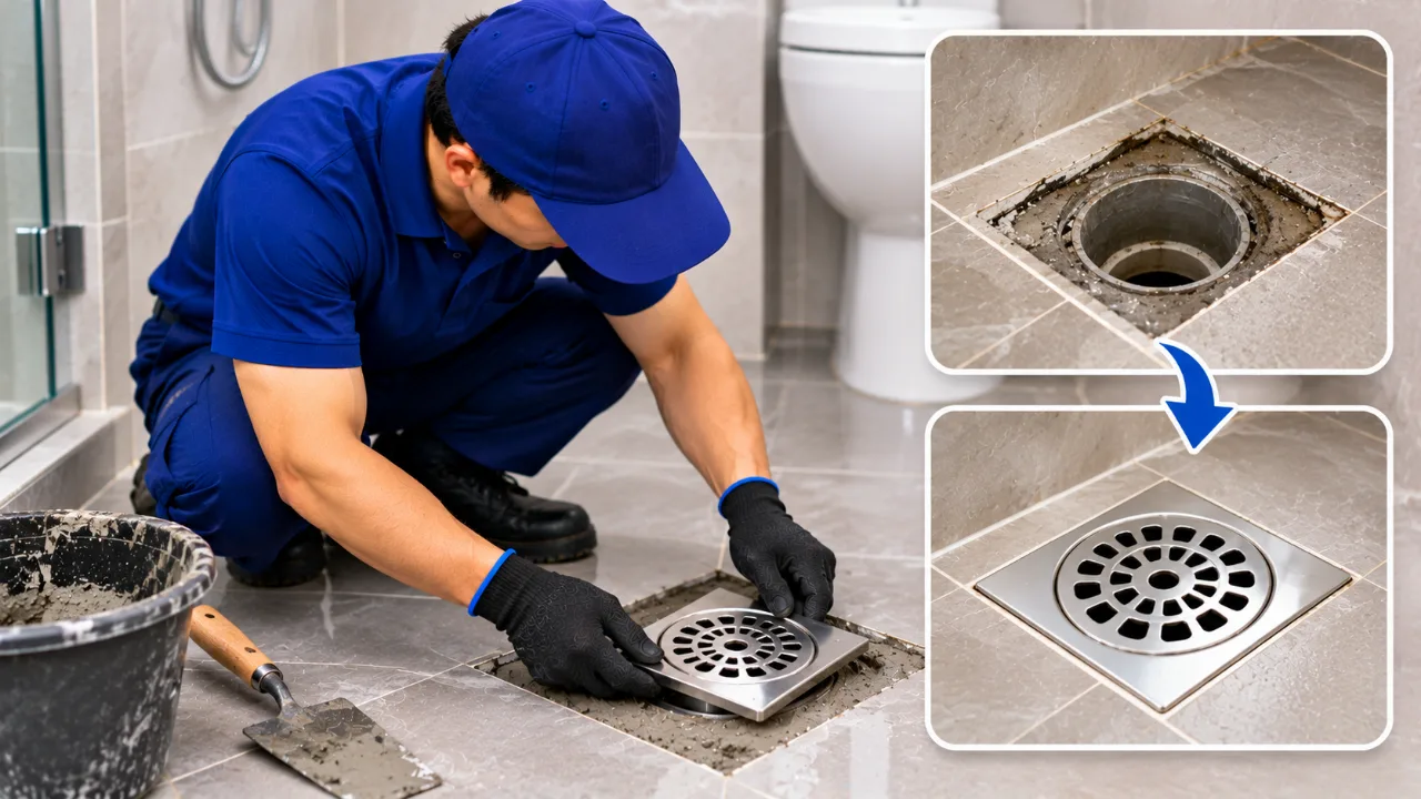Drainage cover installation