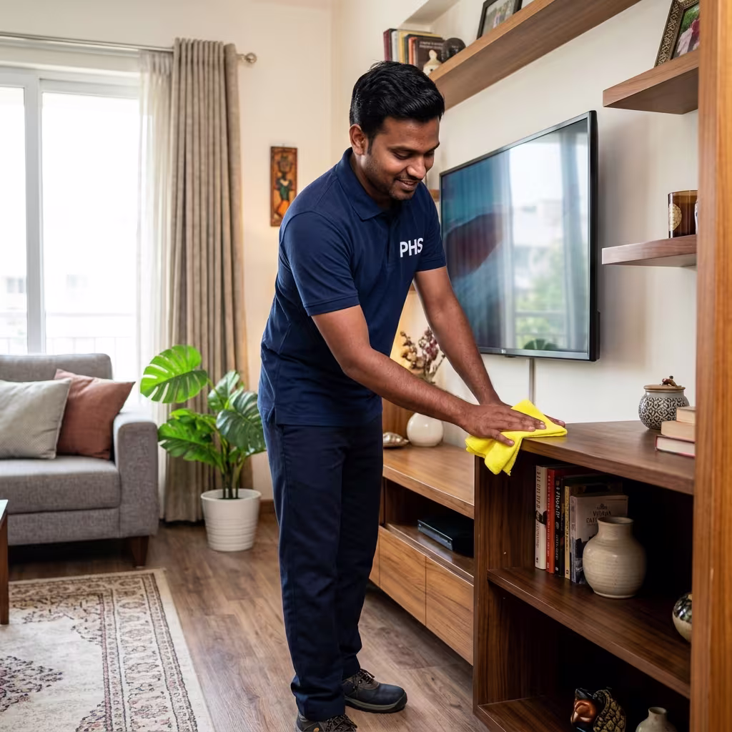 Dusting & Wiping ( Only  for Apartement )