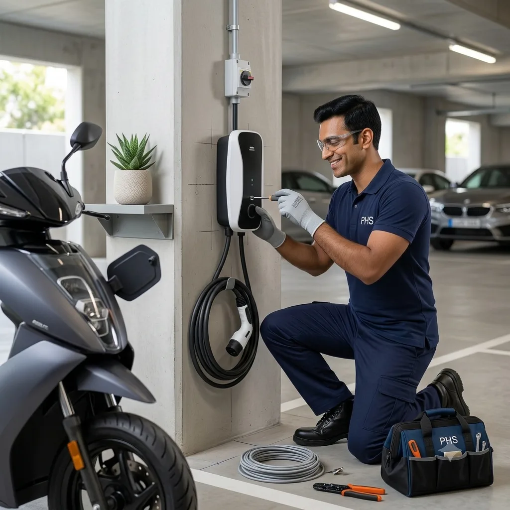 EV Charger Installation ( 2 -Wheeler )