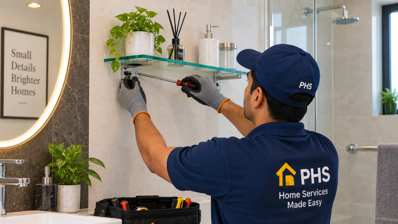 Glass Shelf Installation