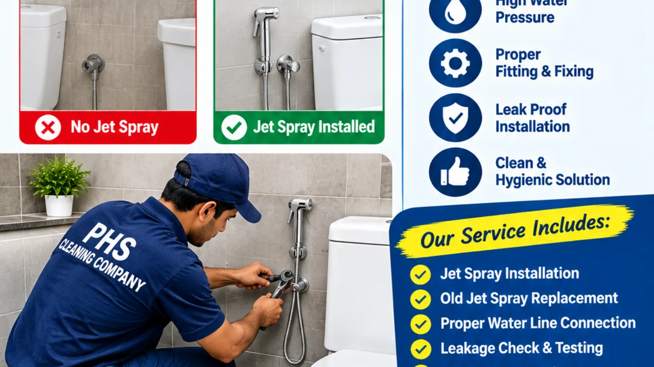 Jet spray installation