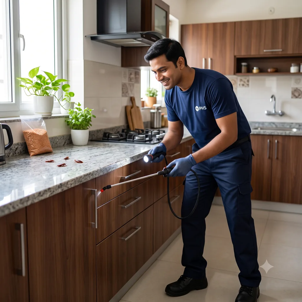 Kitchen Cockroach Control