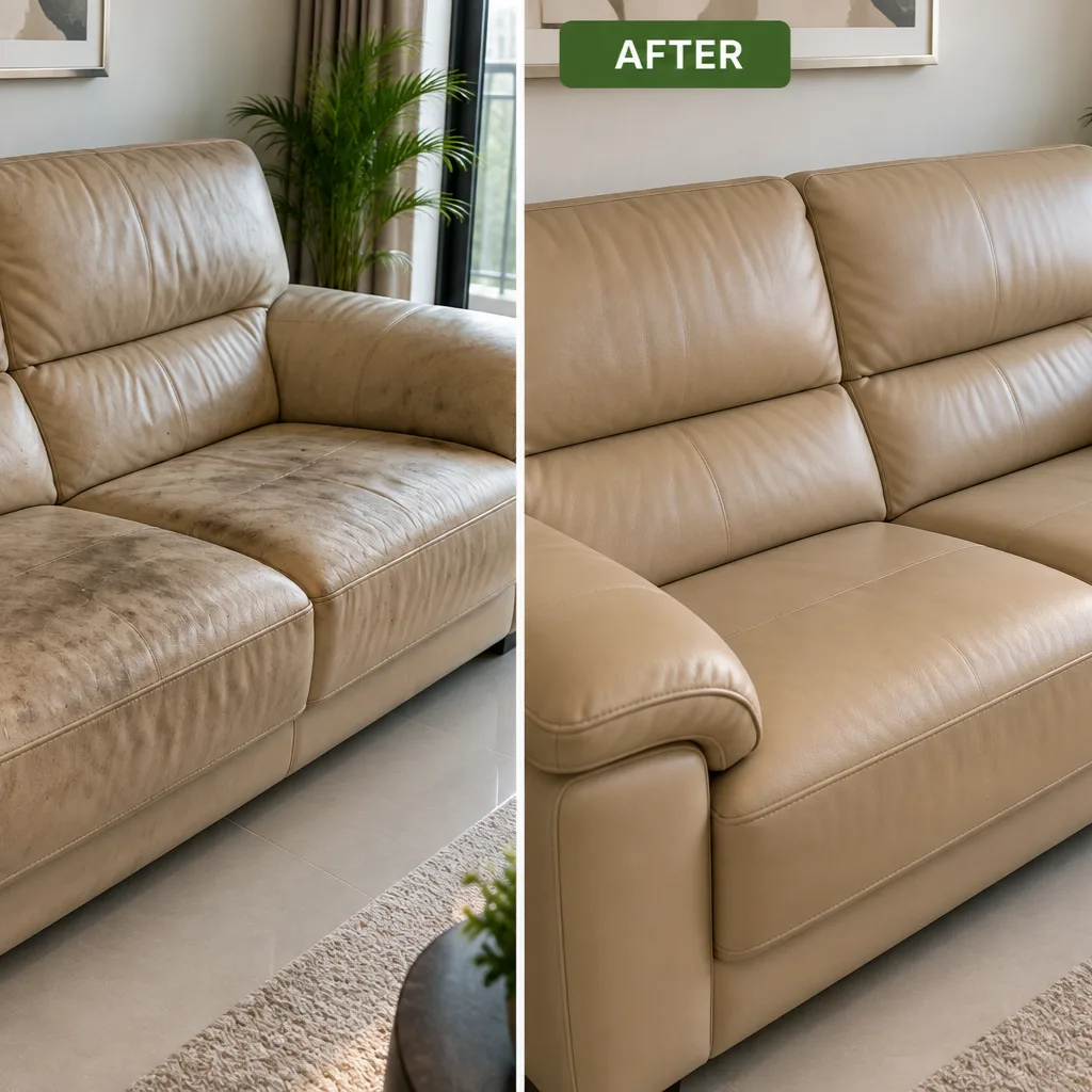leather sofa Cleaning 
