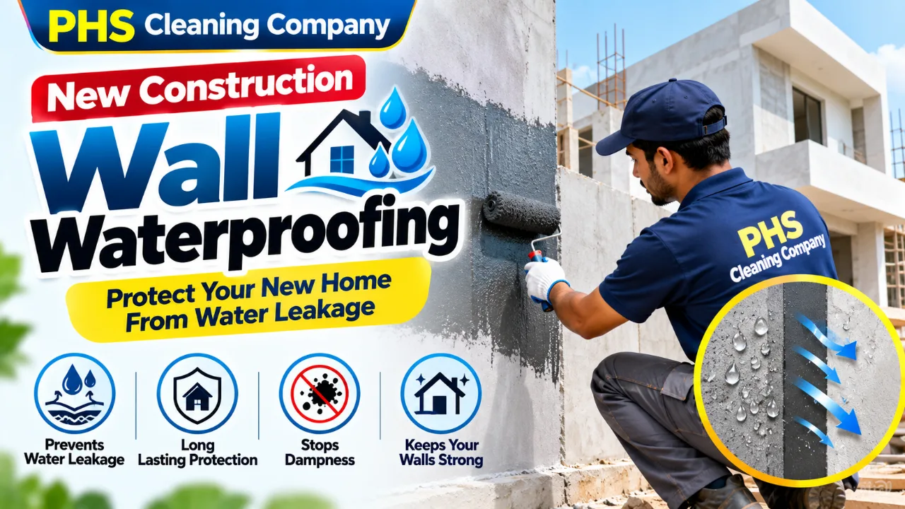 New Construction Wall Waterproofing