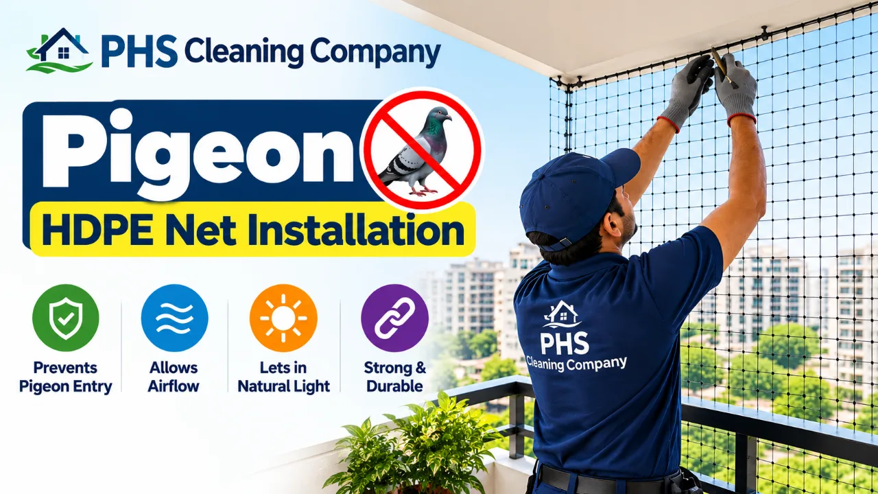 Pigeon HDPE Net Installation