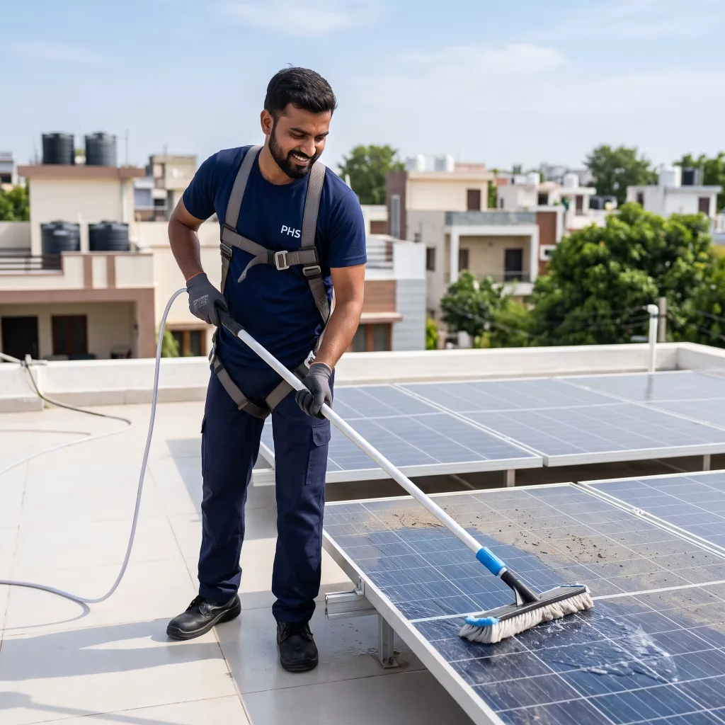 Solar Panel Cleaning 