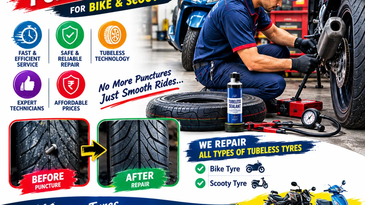 Tubeless Tyre Puncture Repair