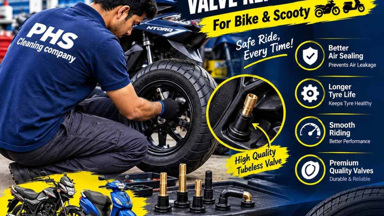 Tubeless Tyre Valve Replacement