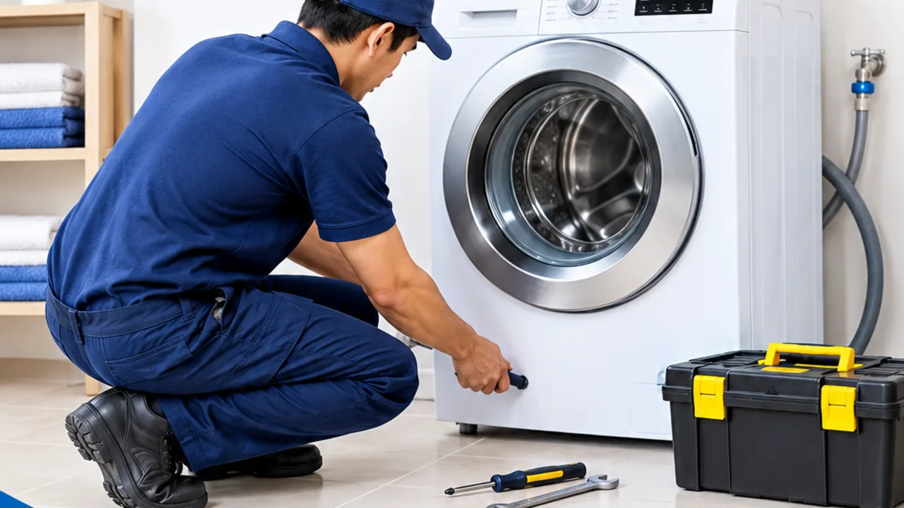 Washing machine installation