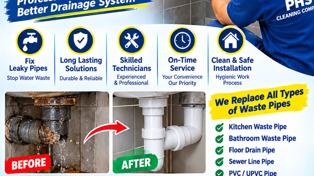 Waste pipe replacement