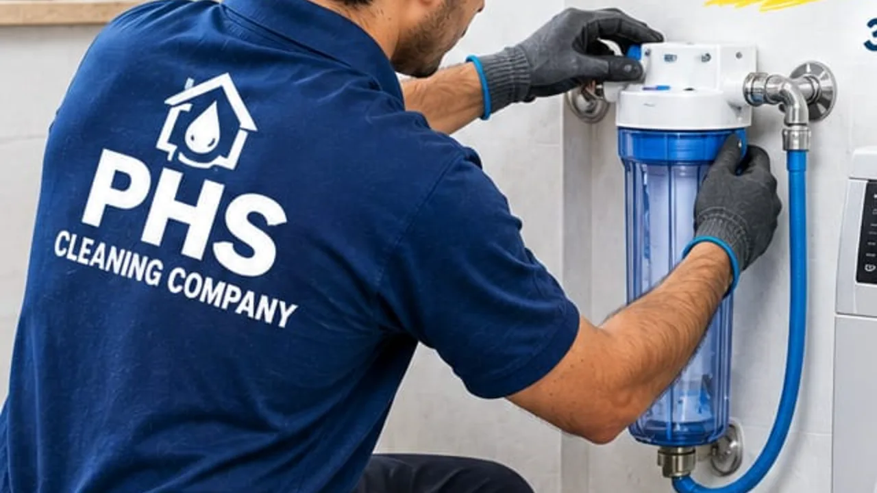 Washing machine filter installation